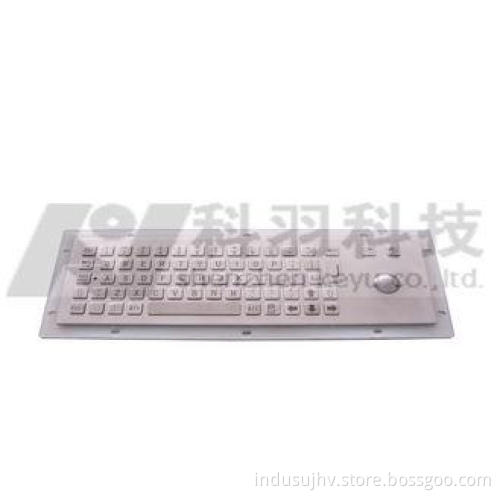 CE , ROHS Industrial Keyboard With Trackball , USB Hub , Wa